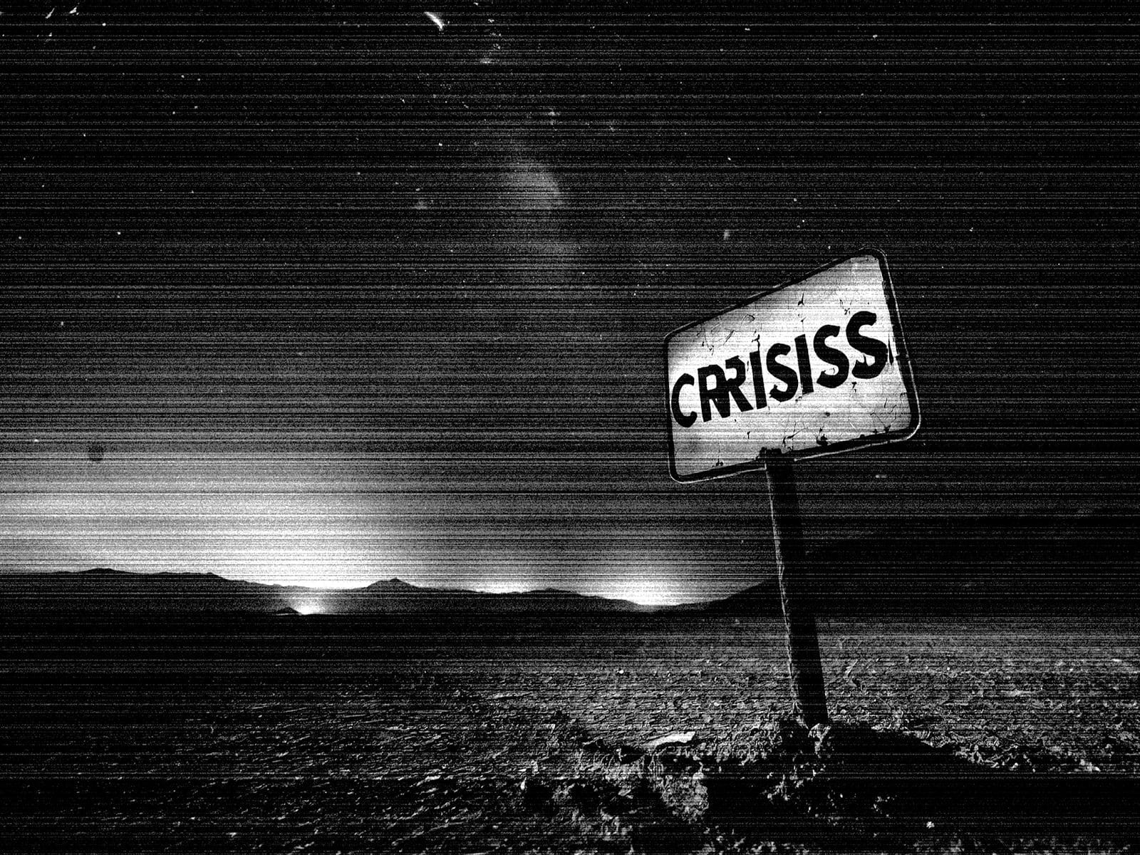 Land of perpetual crisis. (Generated in Adobe Firefly)